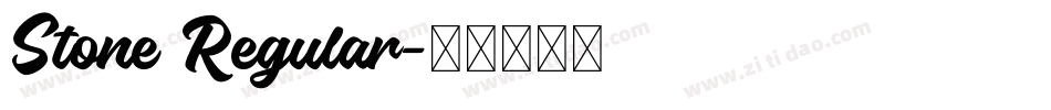 Stone Regular字体转换
